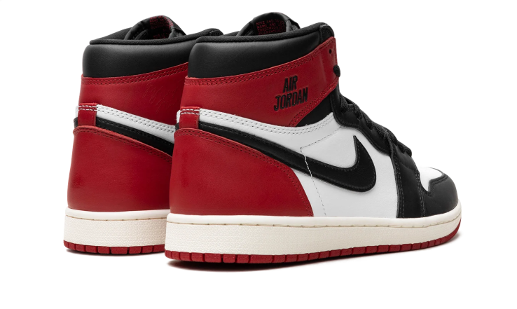 Air Jordan High-Top Sneakers – Red, Black & White