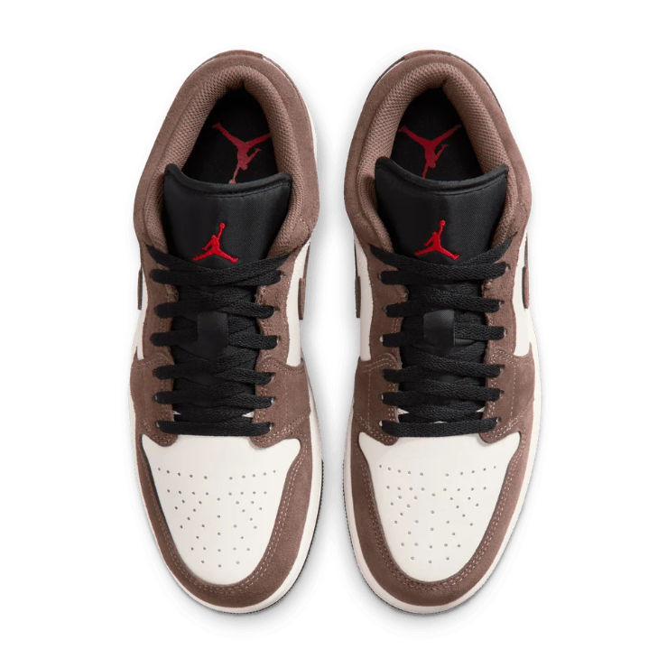 Air Jordan Low-Top Sneakers – Brown & Cream with Black Accents