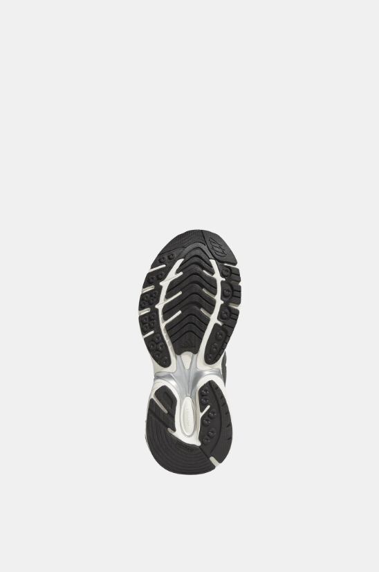 adidas Chunky Mesh Sneakers – White & Charcoal with Silver Accents