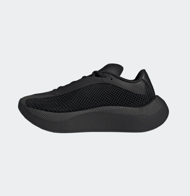 adidas Mesh Sneakers – All Black with Sculpted Sole