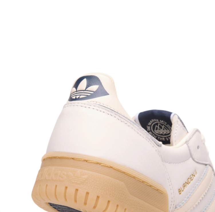 adidas Low-Top Sneakers – Cream & White with Gum Sole