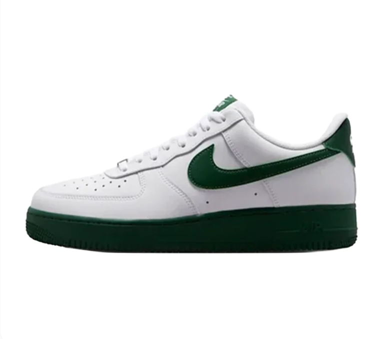 Nike Air Force 1 Low Sneakers – White / Dark Green