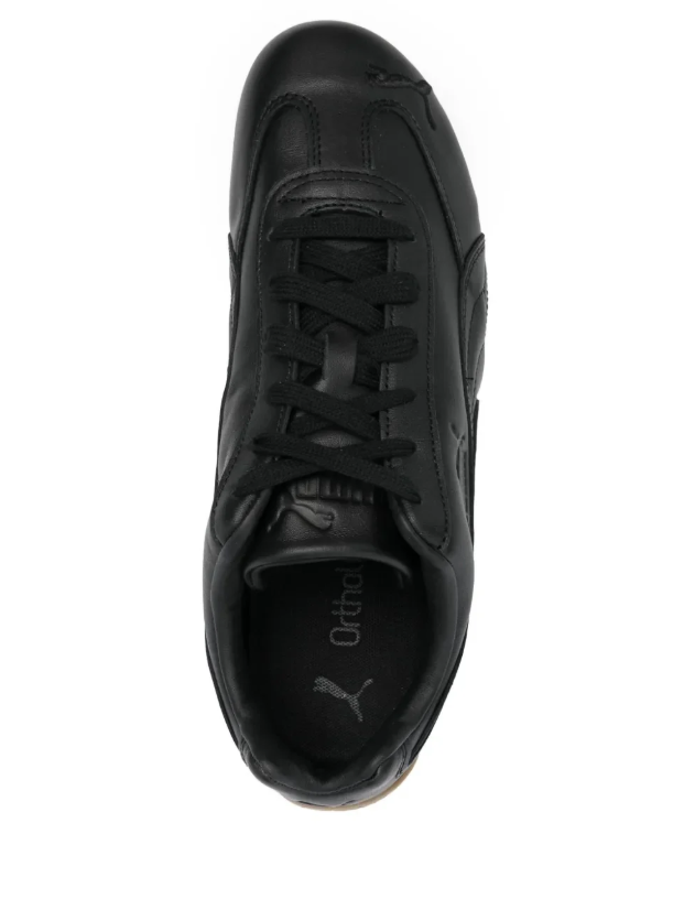 PUMA Slim Low-Top Sneakers – Black with Gum Sole
