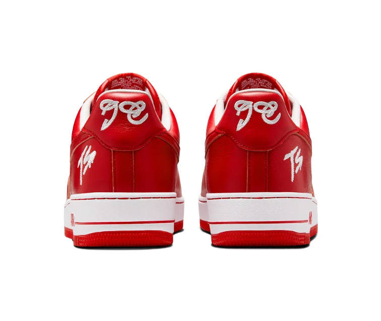 Nike Air Force 1 Low Red & White Sneakers