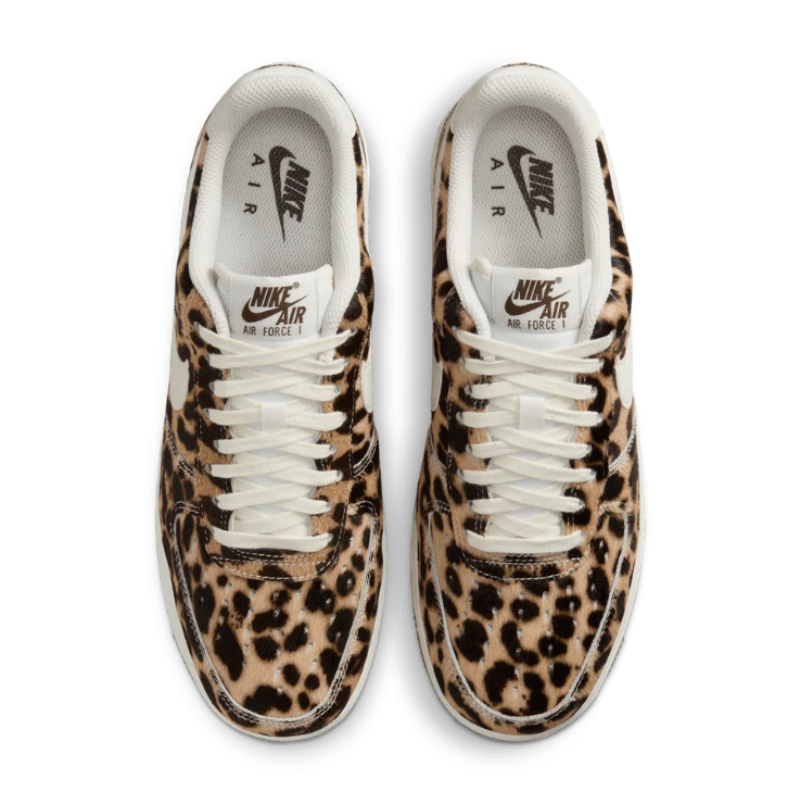Nike Air Force 1 Low Sneakers – Leopard Print / Gum
