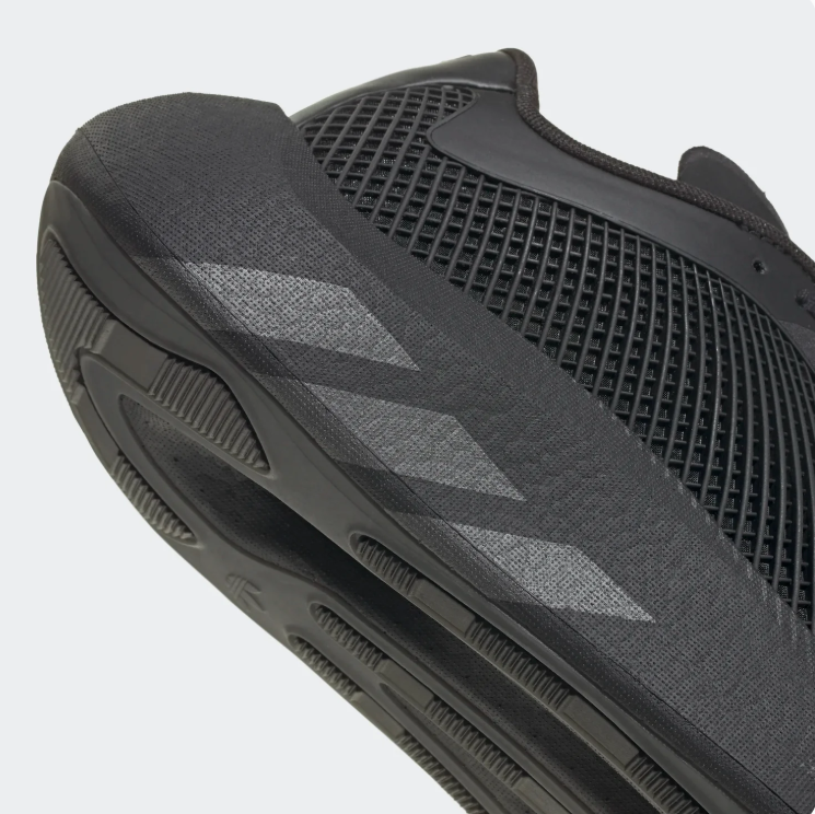 adidas Mesh Sneakers – All Black with Sculpted Sole