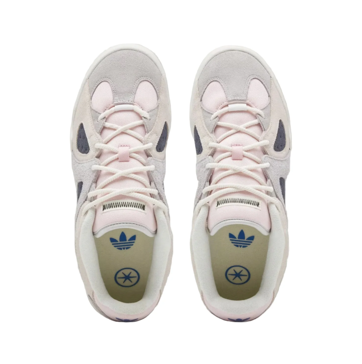 adidas Low-Top Sneakers – Cream & Light Gray with Dark Mesh