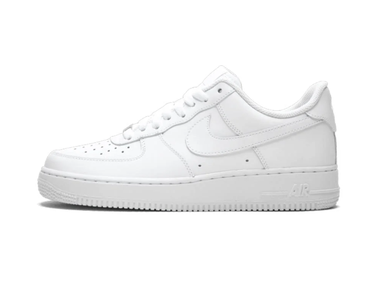 Nike Air Force 1 Low All-White Sneakers