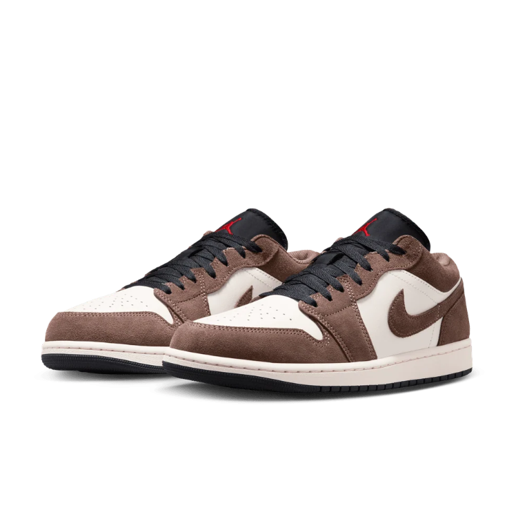 Air Jordan Low-Top Sneakers – Brown & Cream with Black Accents