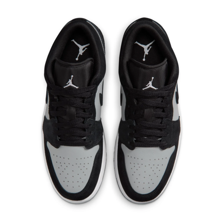 Air Jordan Low-Top Sneakers – Black & Light Gray