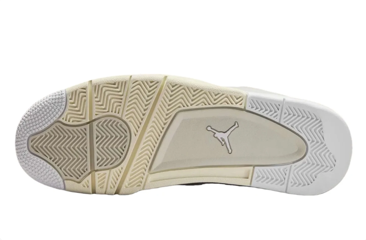Jordan Low-Top Sneakers – Cream & White with Sculpted Sole