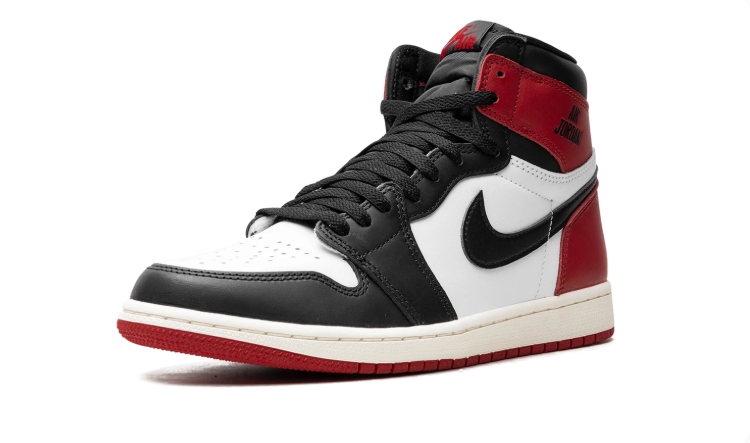 Air Jordan High-Top Sneakers – Red, Black & White