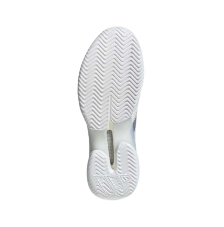 adidas Mesh Sneakers – White & Silver with Sculpted Sole