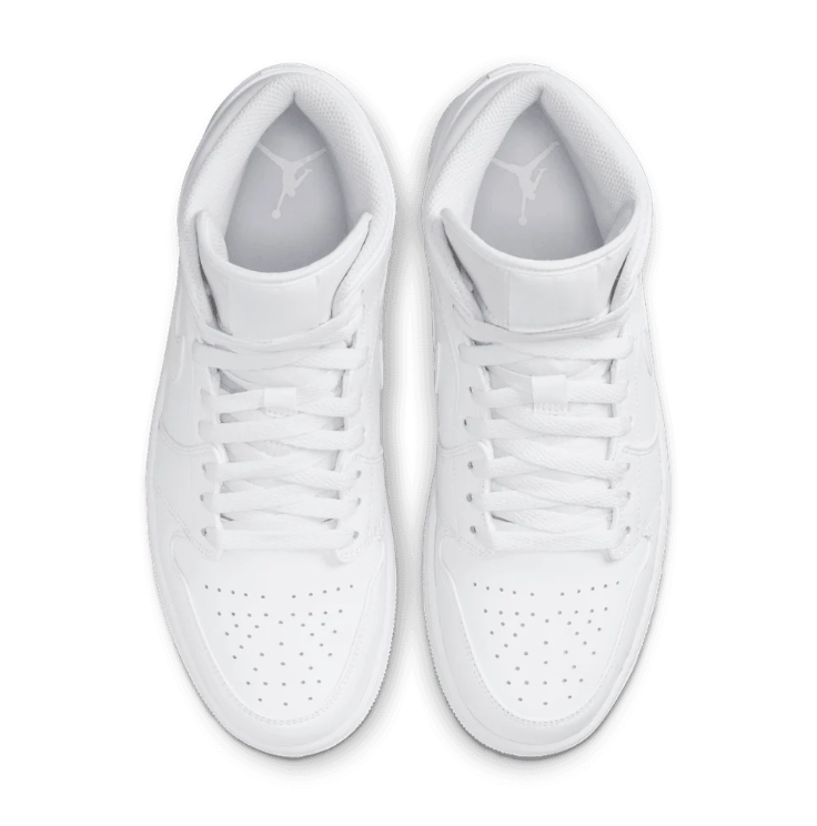 Air Jordan High-Top Sneakers – All White