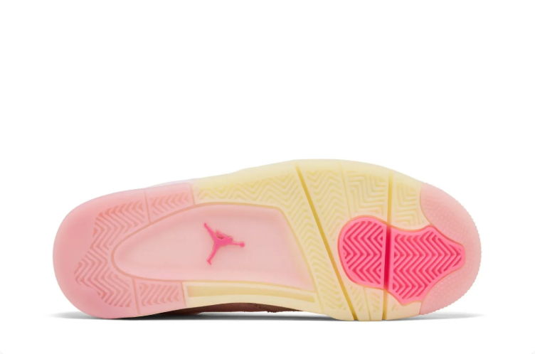 Air Jordan 4 Sneakers – Pale Pink & Cream