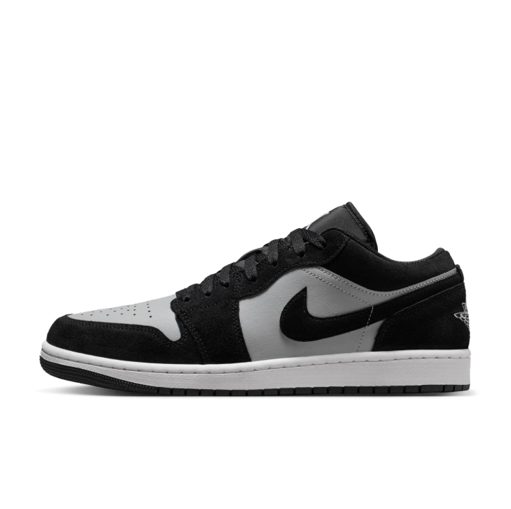 Air Jordan Low-Top Sneakers – Black & Light Gray