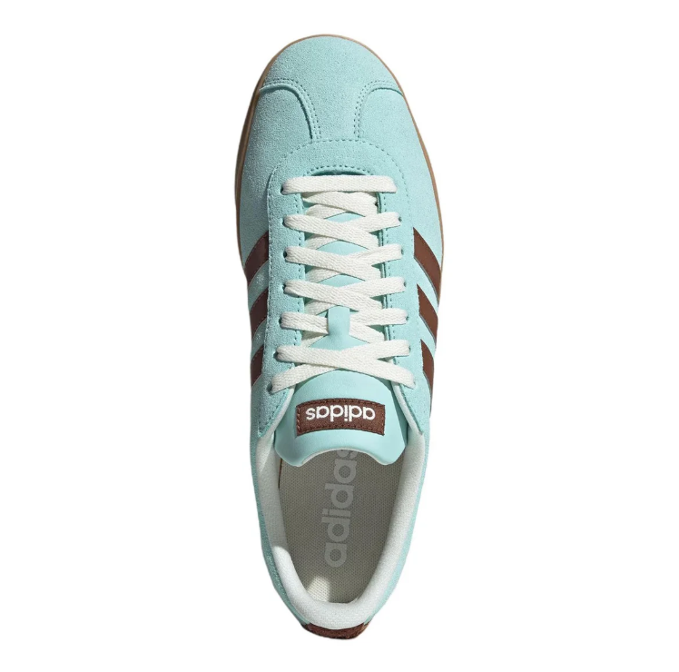 adidas Low-Top Sneakers – Mint Blue & Brown with Gum Sole