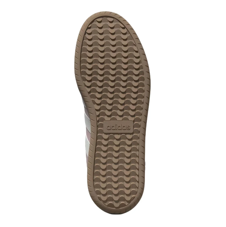 adidas Low-Top Sneakers – Pale Pink & White with Gum Sole