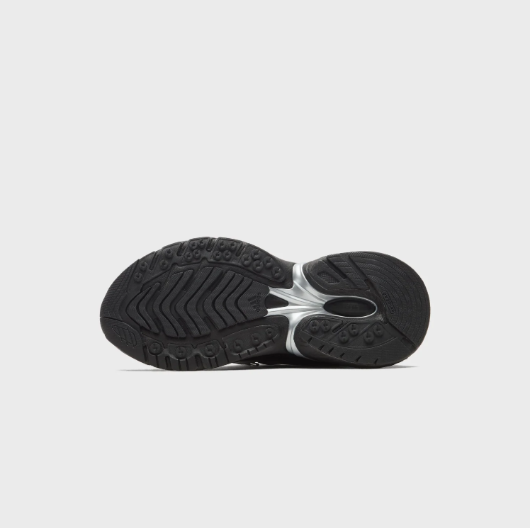 adidas Chunky Mesh Sneakers – Black & Silver with Sculpted Sole