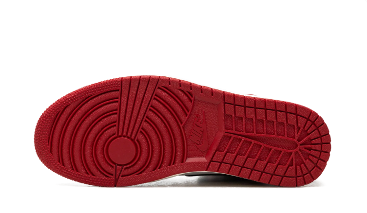 Air Jordan High-Top Sneakers – Red, Black & White